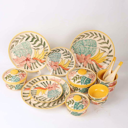 Spring Shades - Dinner Set for 2 - Set of 14