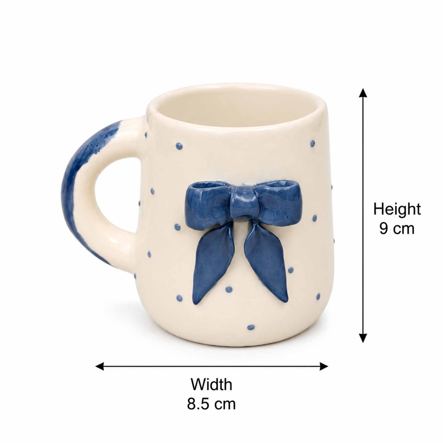 Mug With A Bow blue