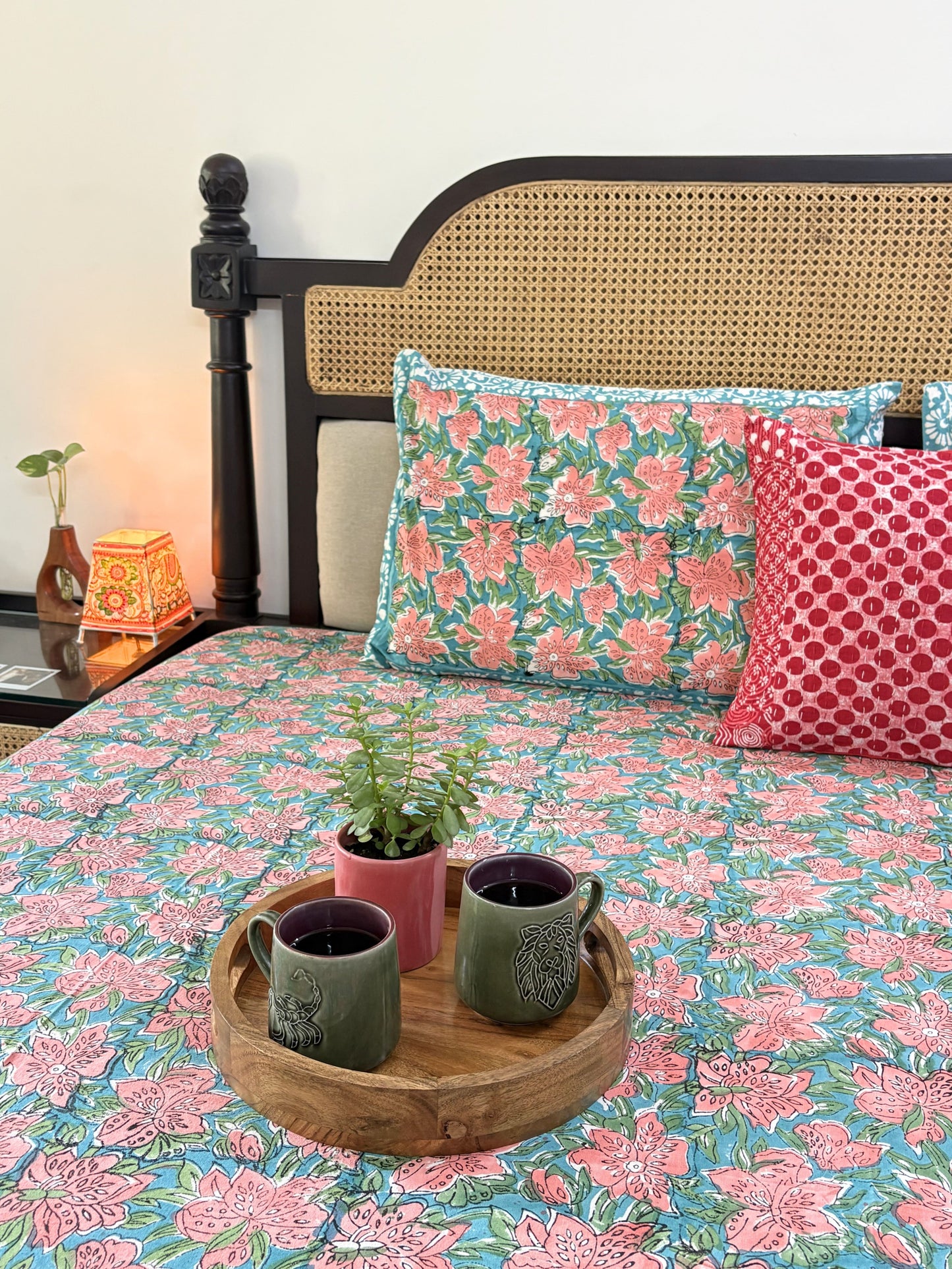 Prakriti - Handblock Bedsheet (90 x 108 inches)