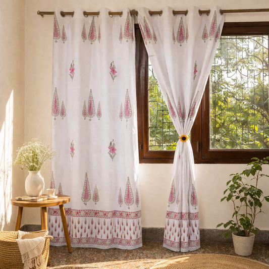Block Print Curtain - Madhu