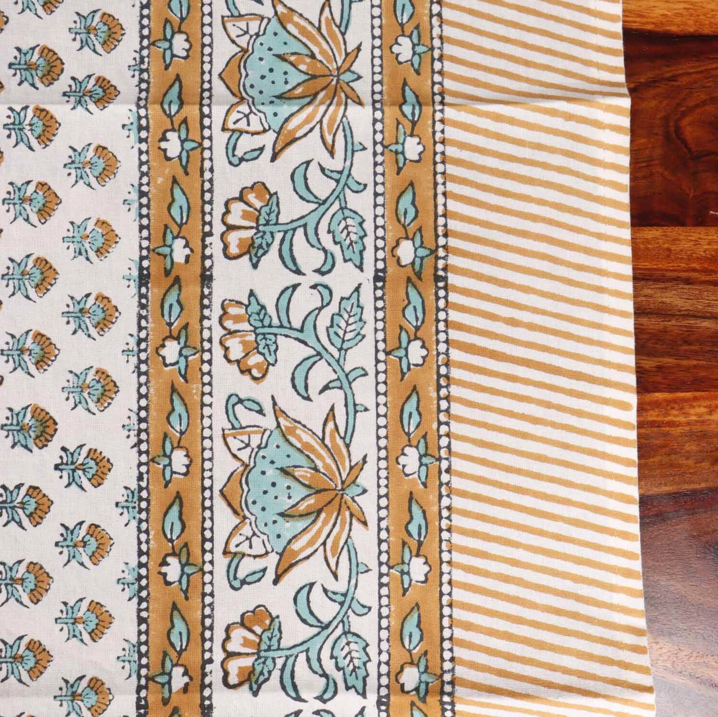 Vasanti - Hand Block Printed Center Table Cover