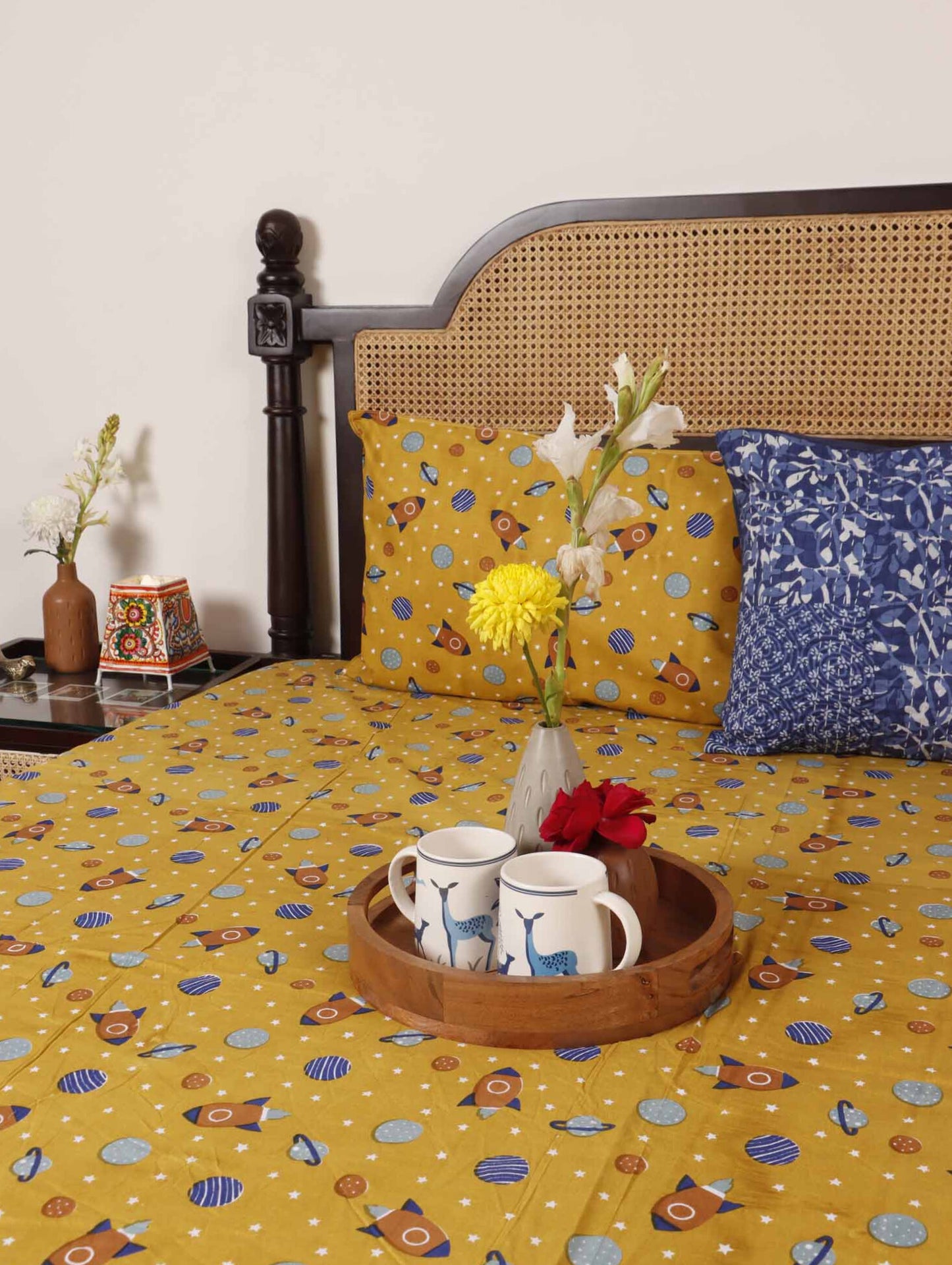 Rocket - Single Bed Bedsheet (60x90 Inches)