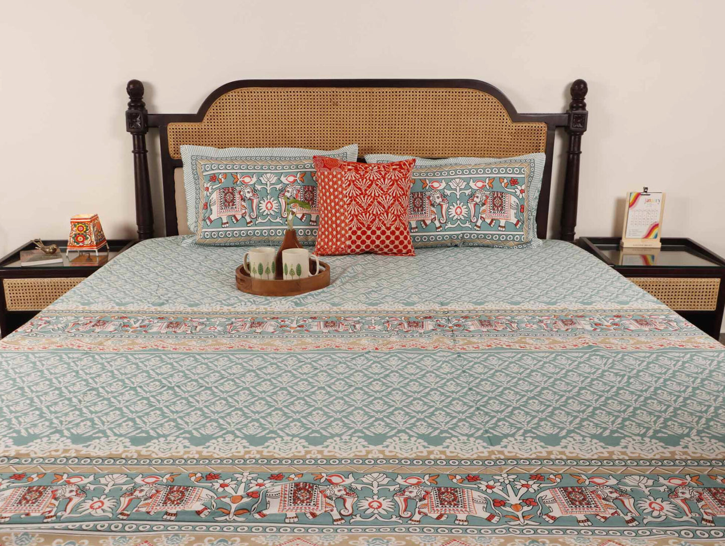 Matang - Flat I Fitted Bedsheet (108x108 Inches)