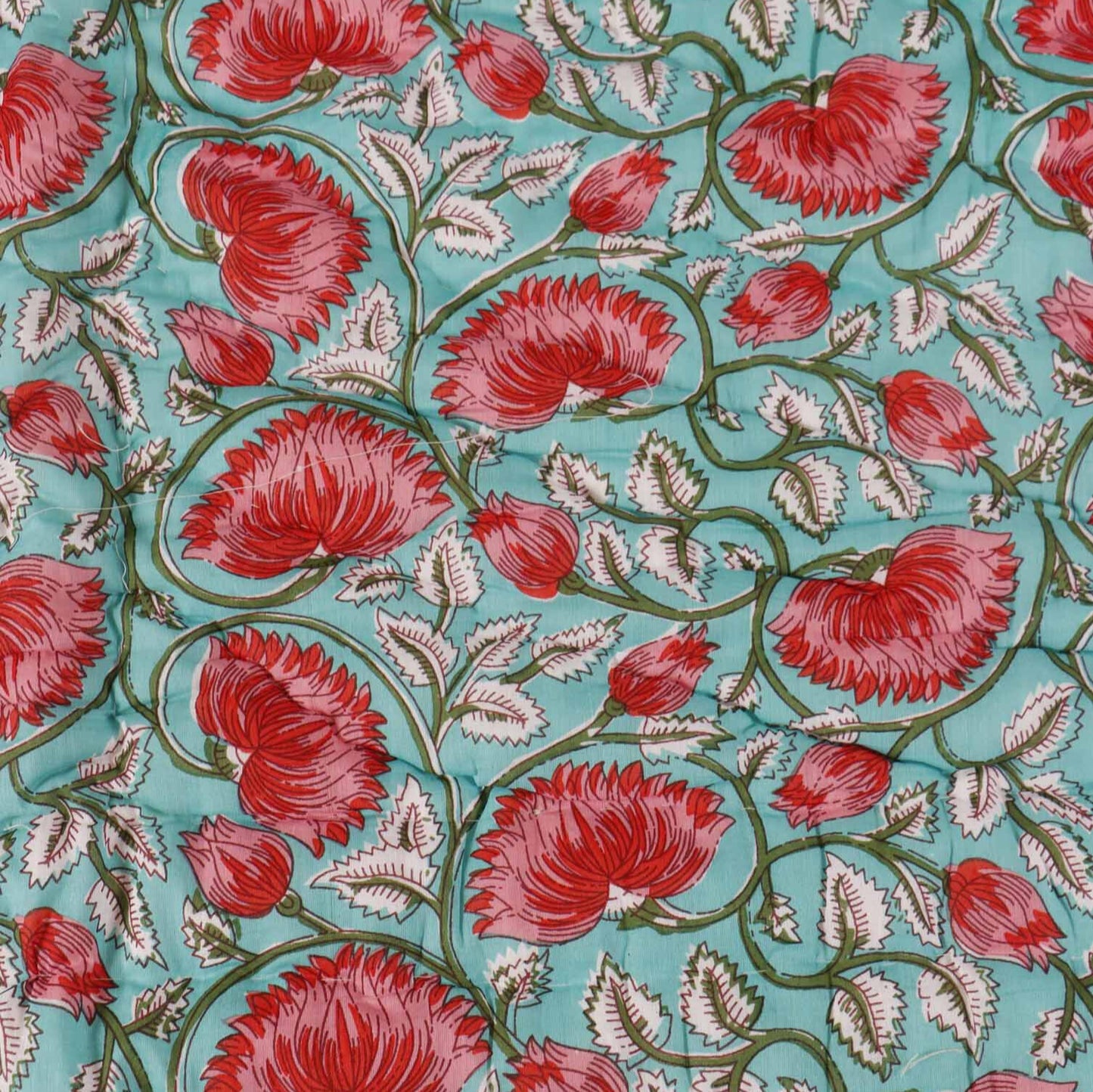 Begum Green - Single I Double Bed Razai