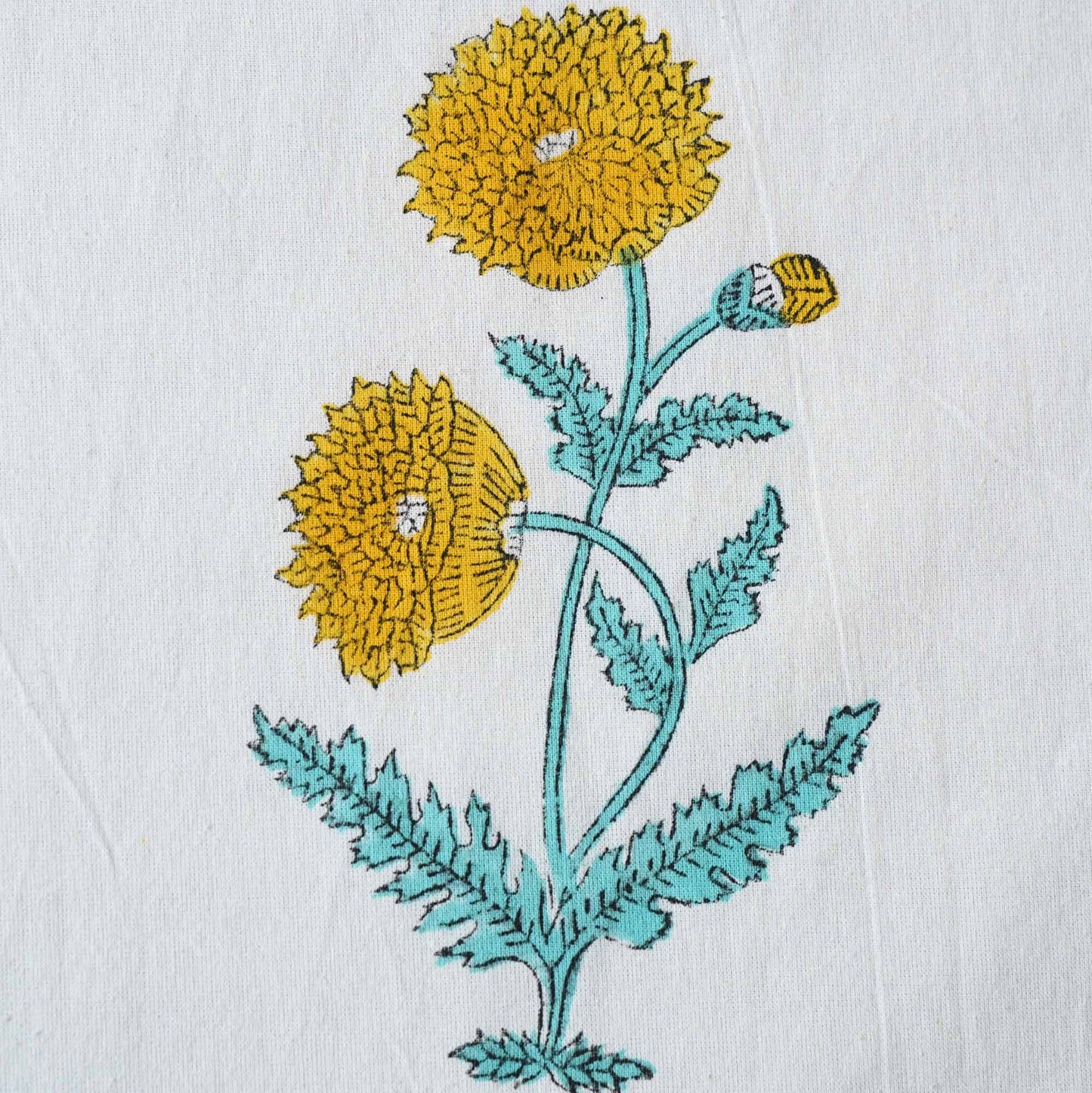 Genda - Handblock Bedsheet (100x108 Inches)