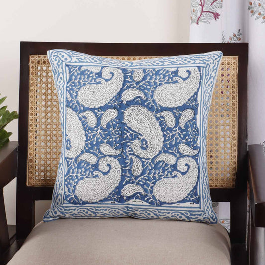 Neel Kamal -  Hand Block Cushion Cover