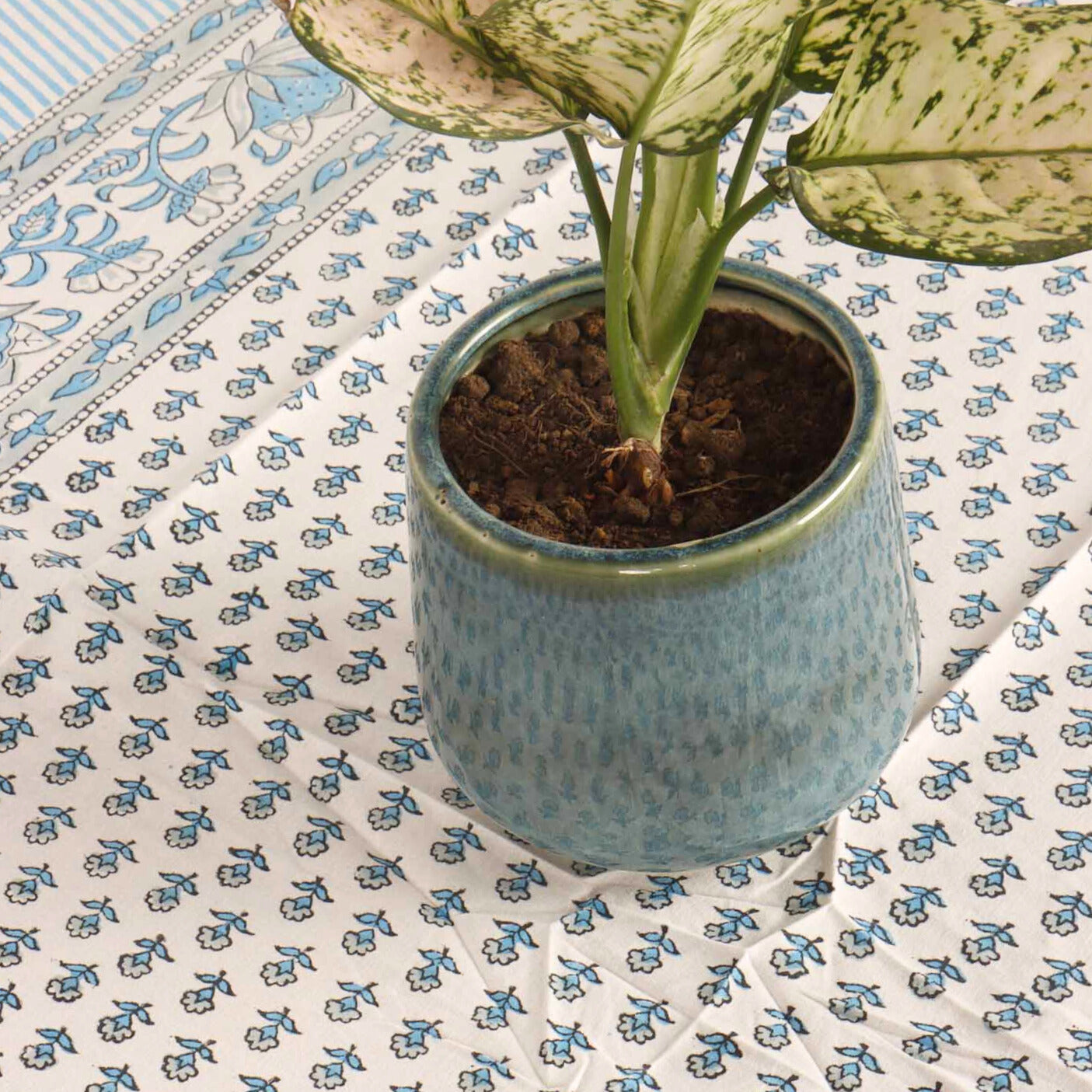 Neelima Hand Block Printed Center Table Cover