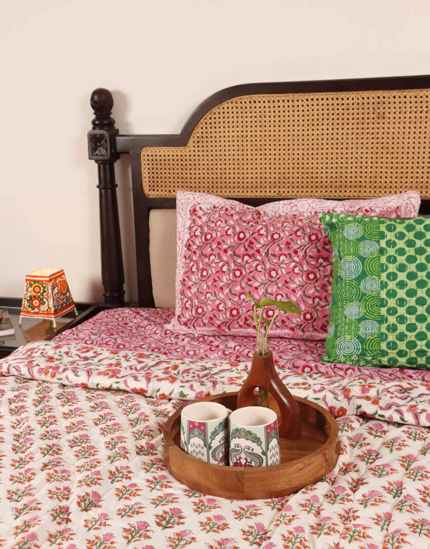 Fitoor - Hand Block Single Bed Razai