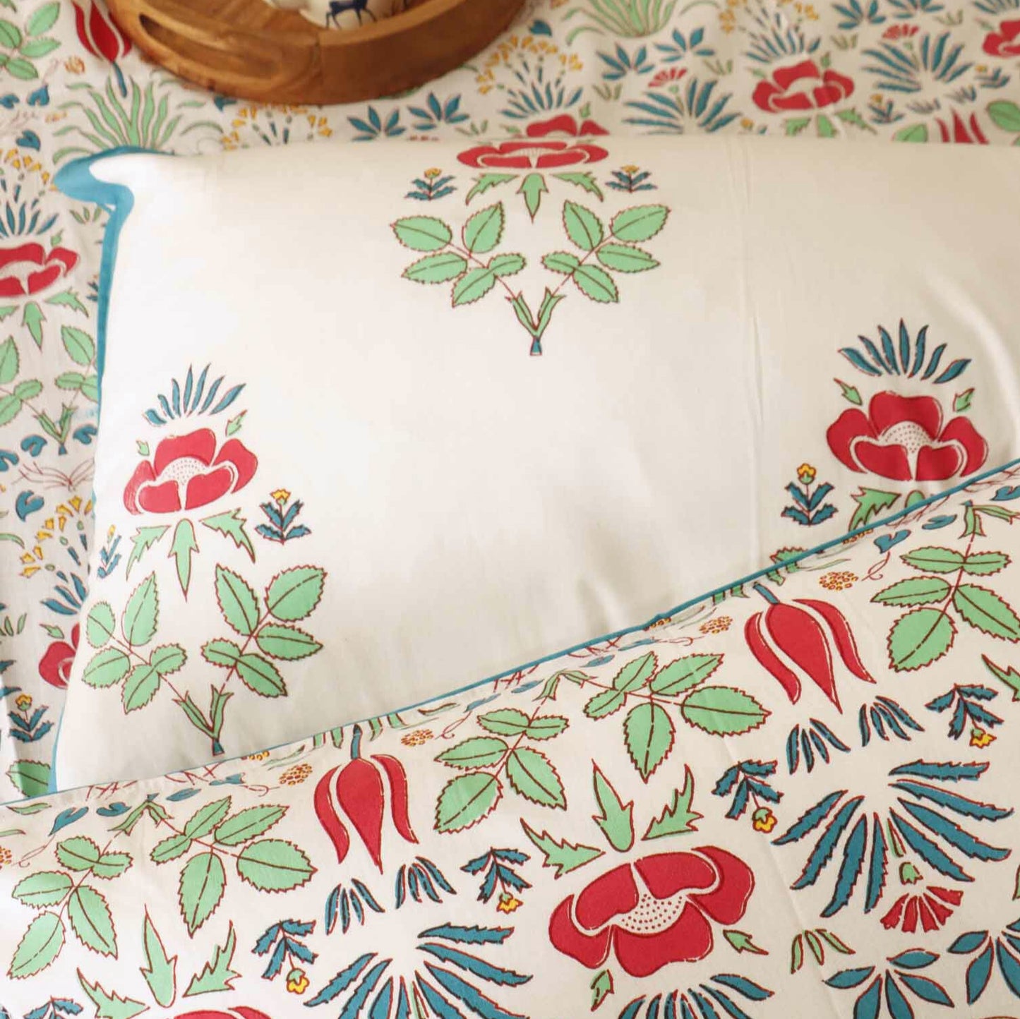 Lotus - Flat I Fitted Bedsheet (100x108 Inches)