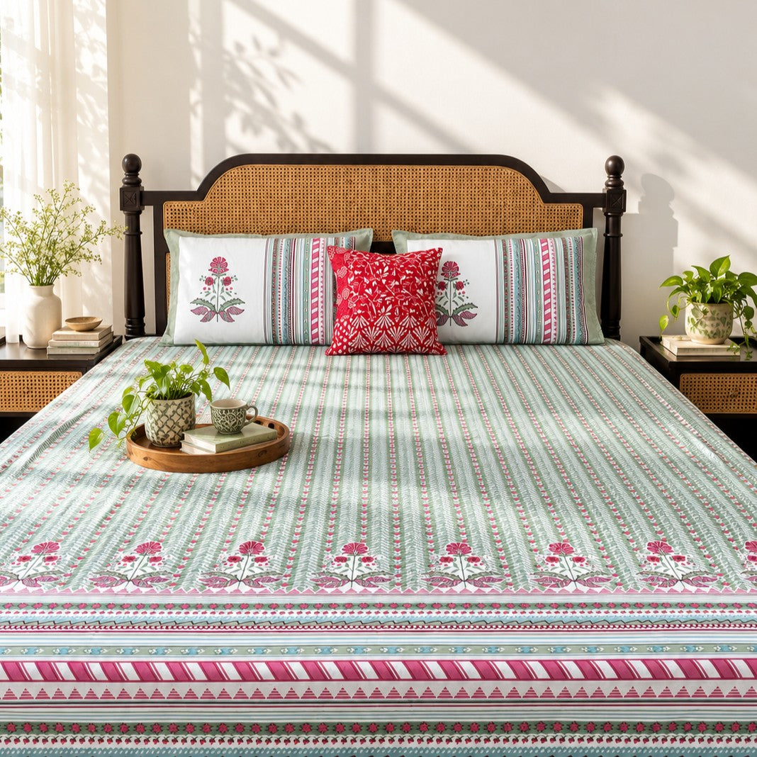 Gulmohar Green - (120x120 Inches)
