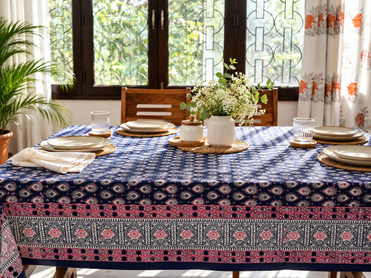 Parijaat - Six seater Dining Table Cover