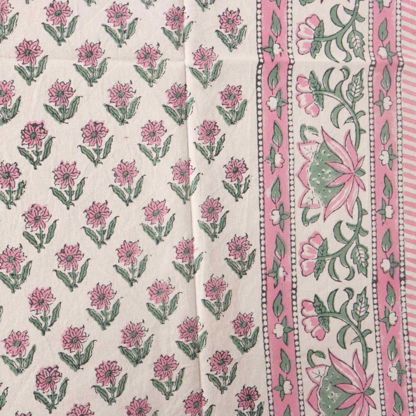 Pushpita Hand Block Printed Center Table Cover