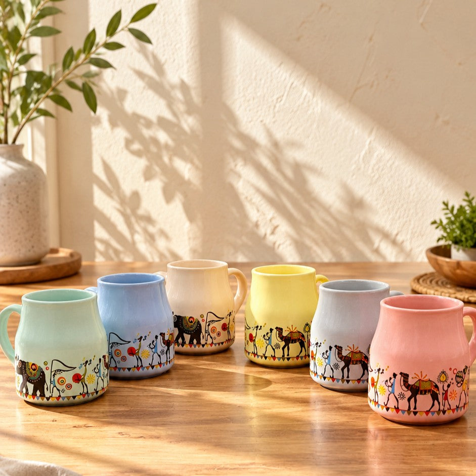 Worli Tea Cups - Set of 6