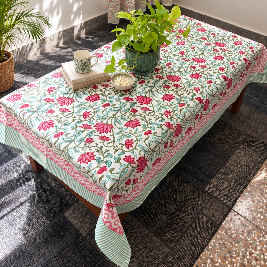 Pakeezah - Hand Block Printed Center Table Cover