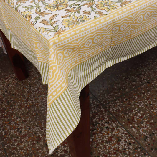 Avika -  Hand Block Printed Center Table Cover