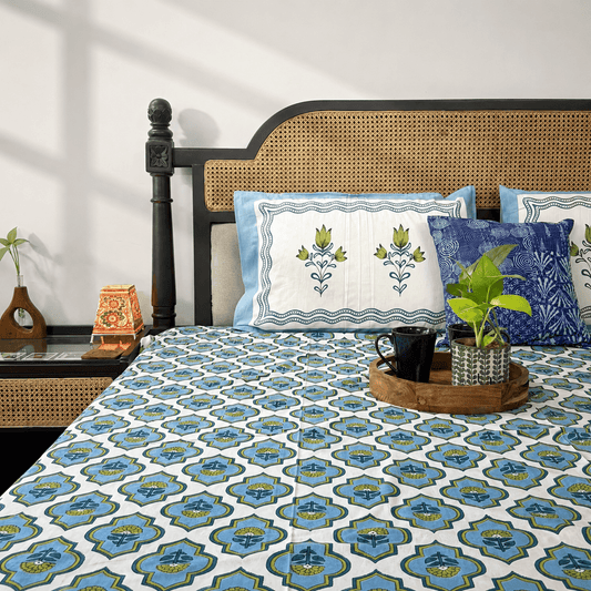 Rangriti - Flat I Fitted Bedsheet (108x108 Inches)