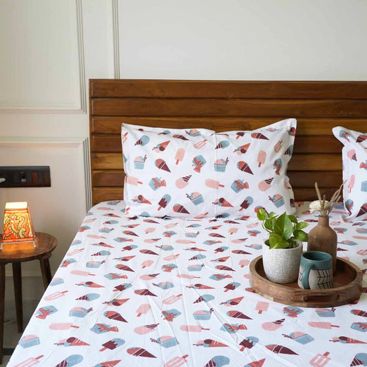 Ice cream - Single/Double Bedsheet