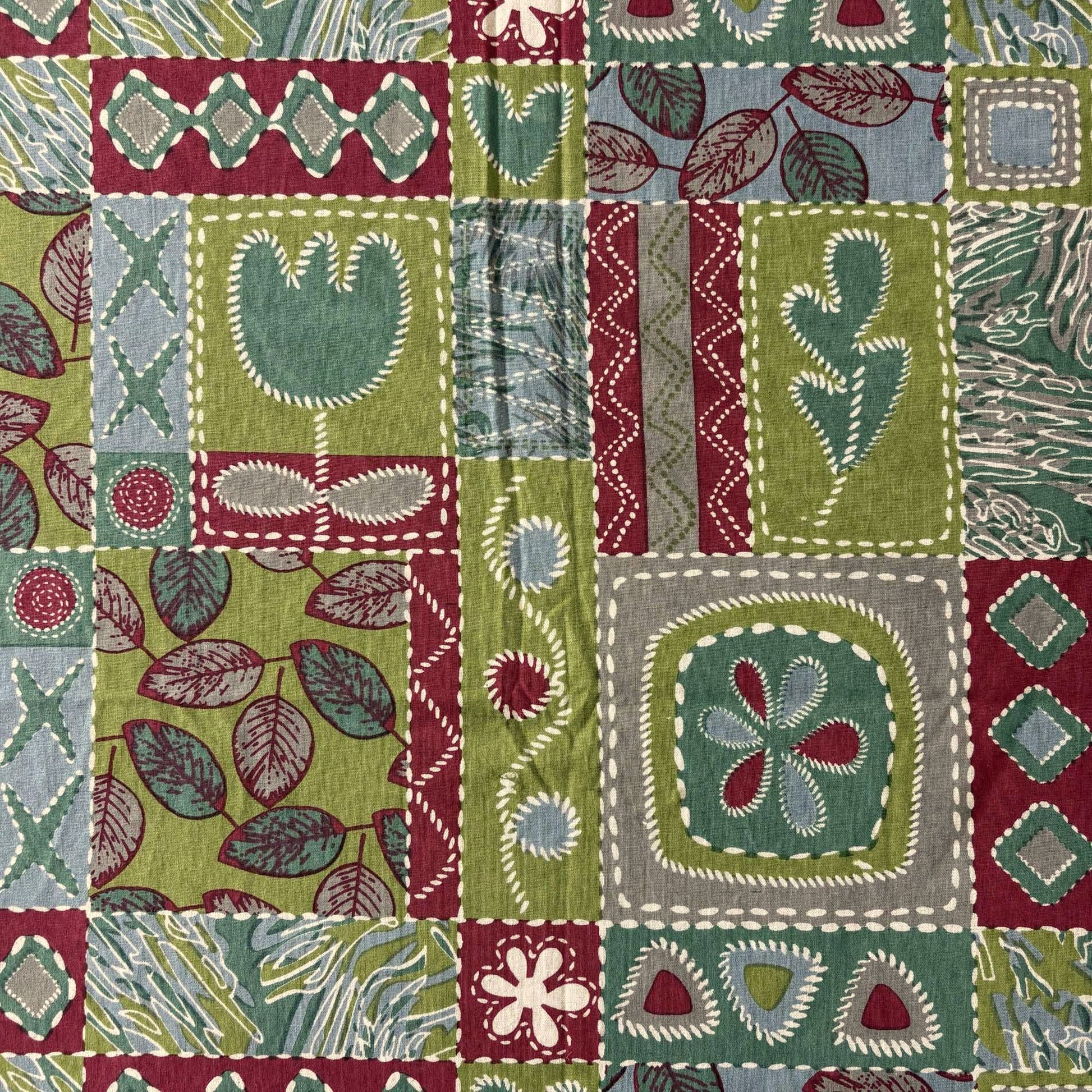 Buy bedsheets online India featuring handcrafted patchwork prints