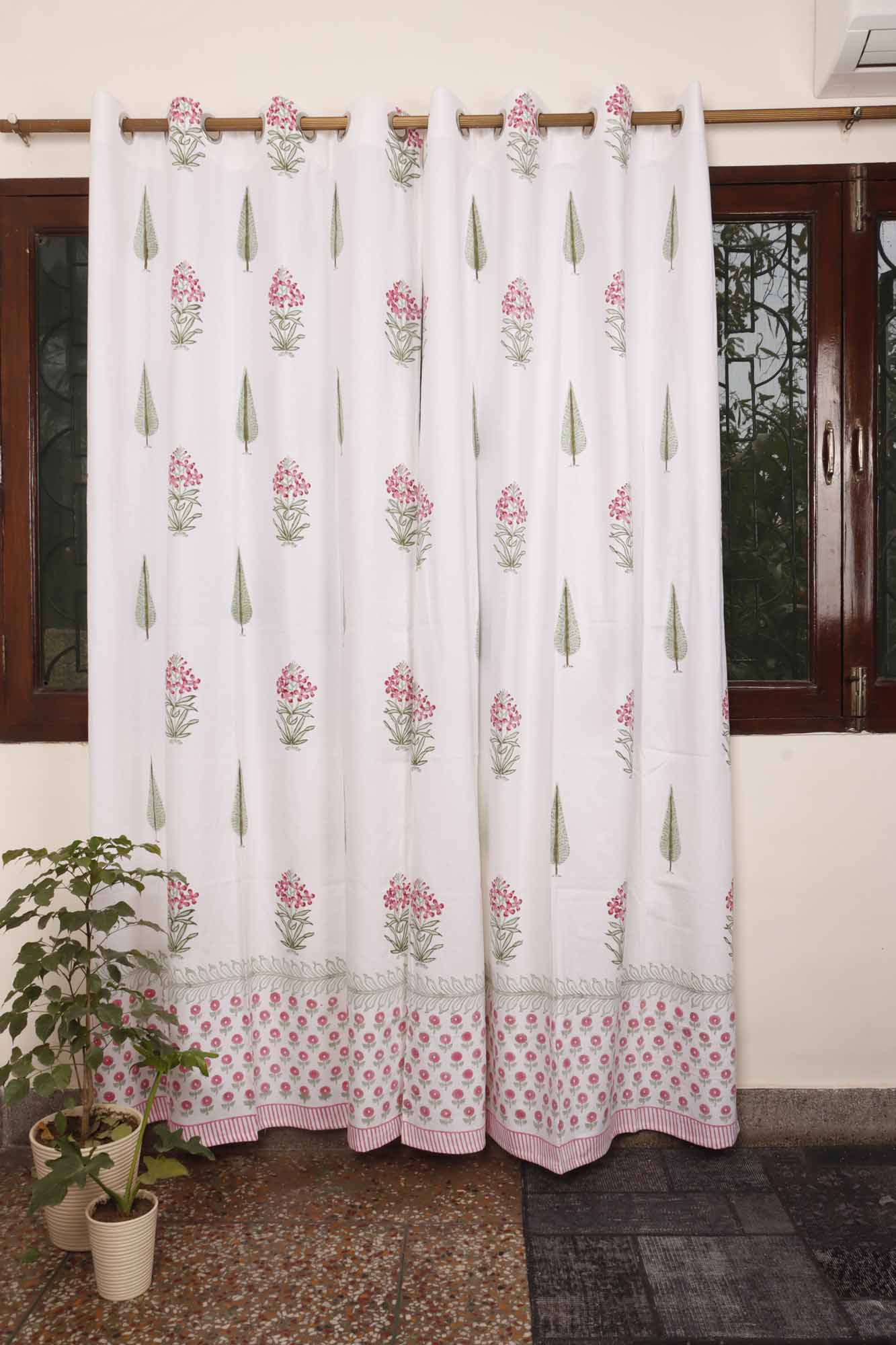 Block Print Curtain - Asmi