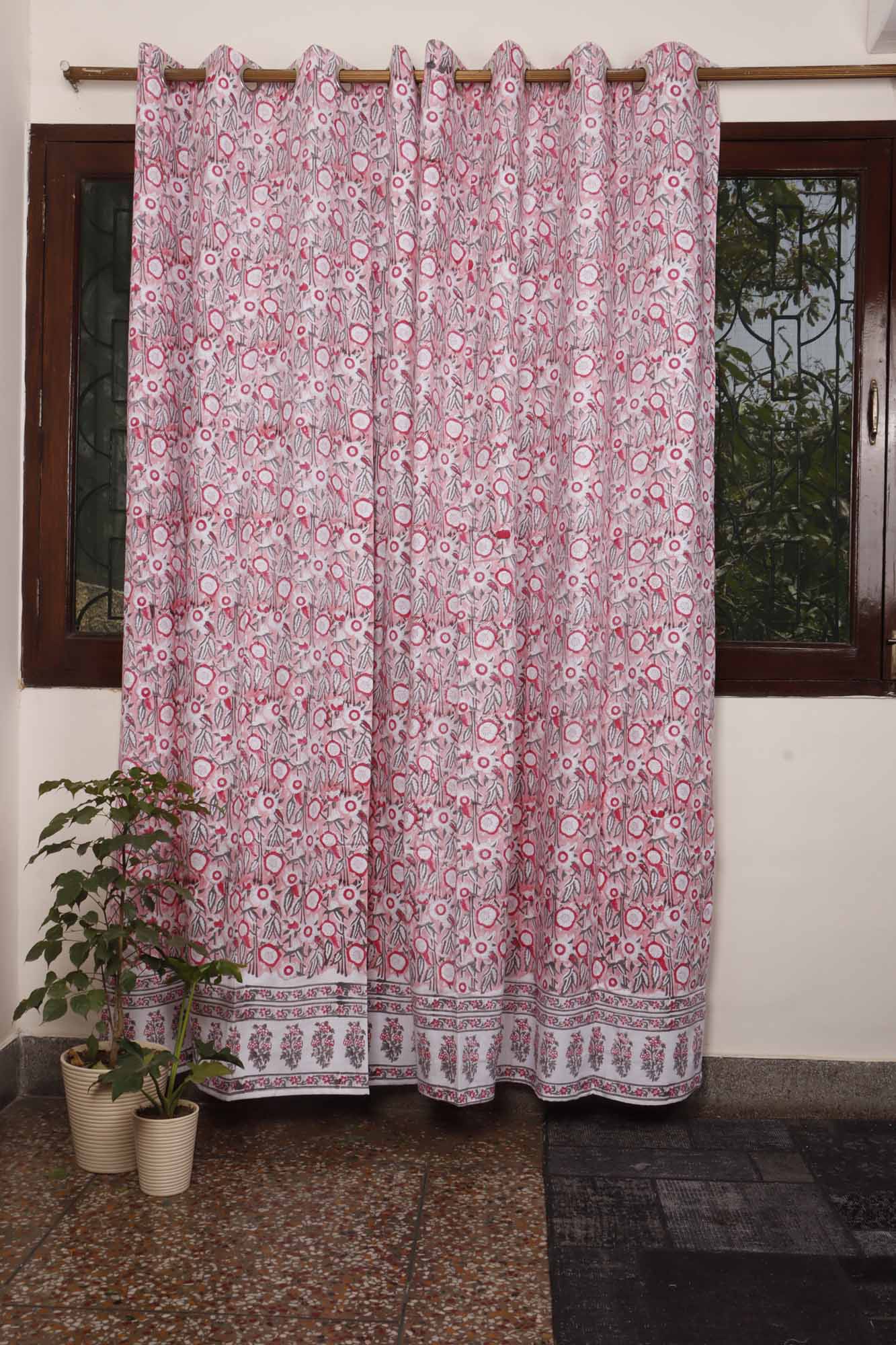 Block Print Curtain - Mallika