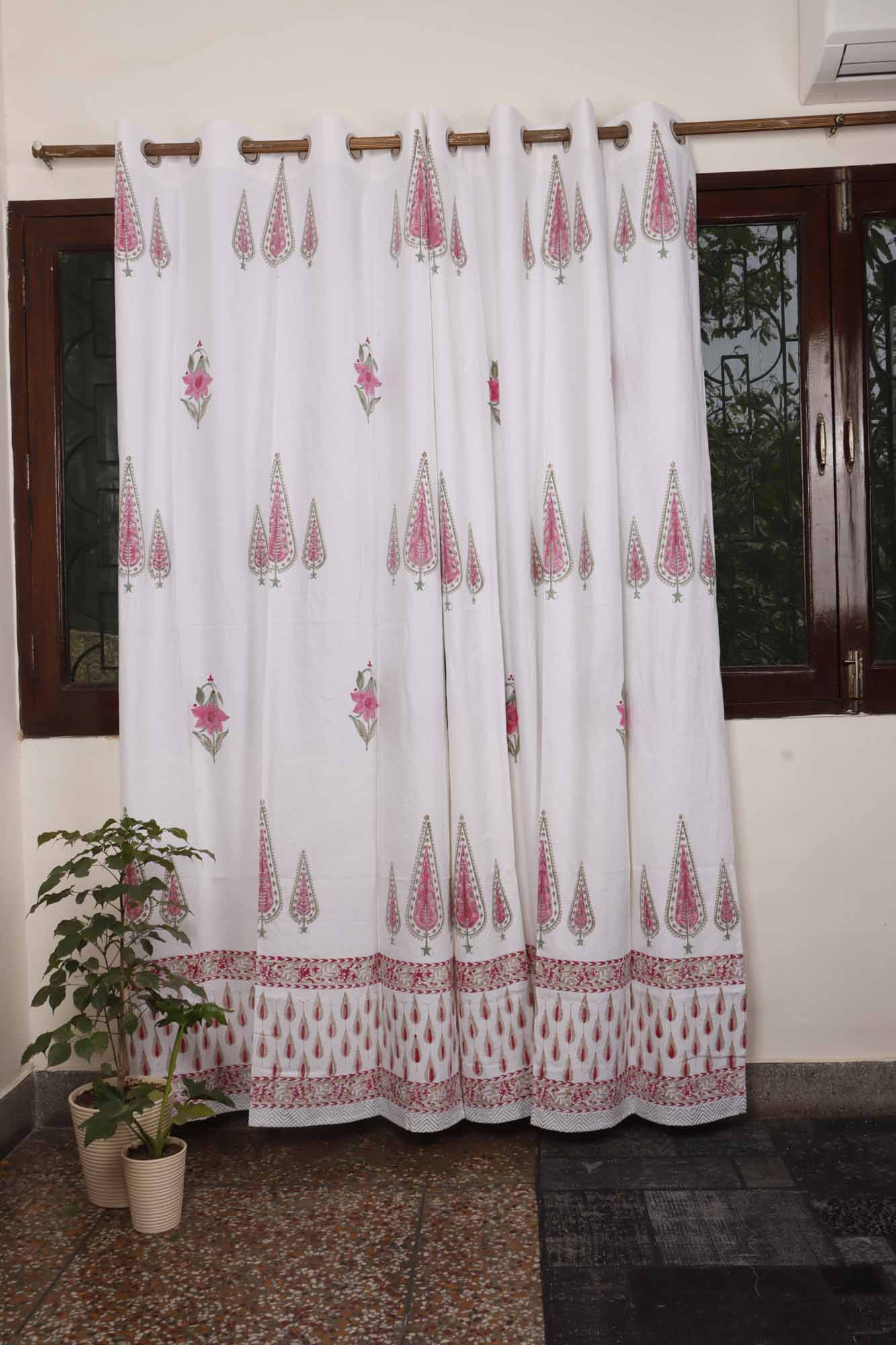 Block Print Curtain - Madhu
