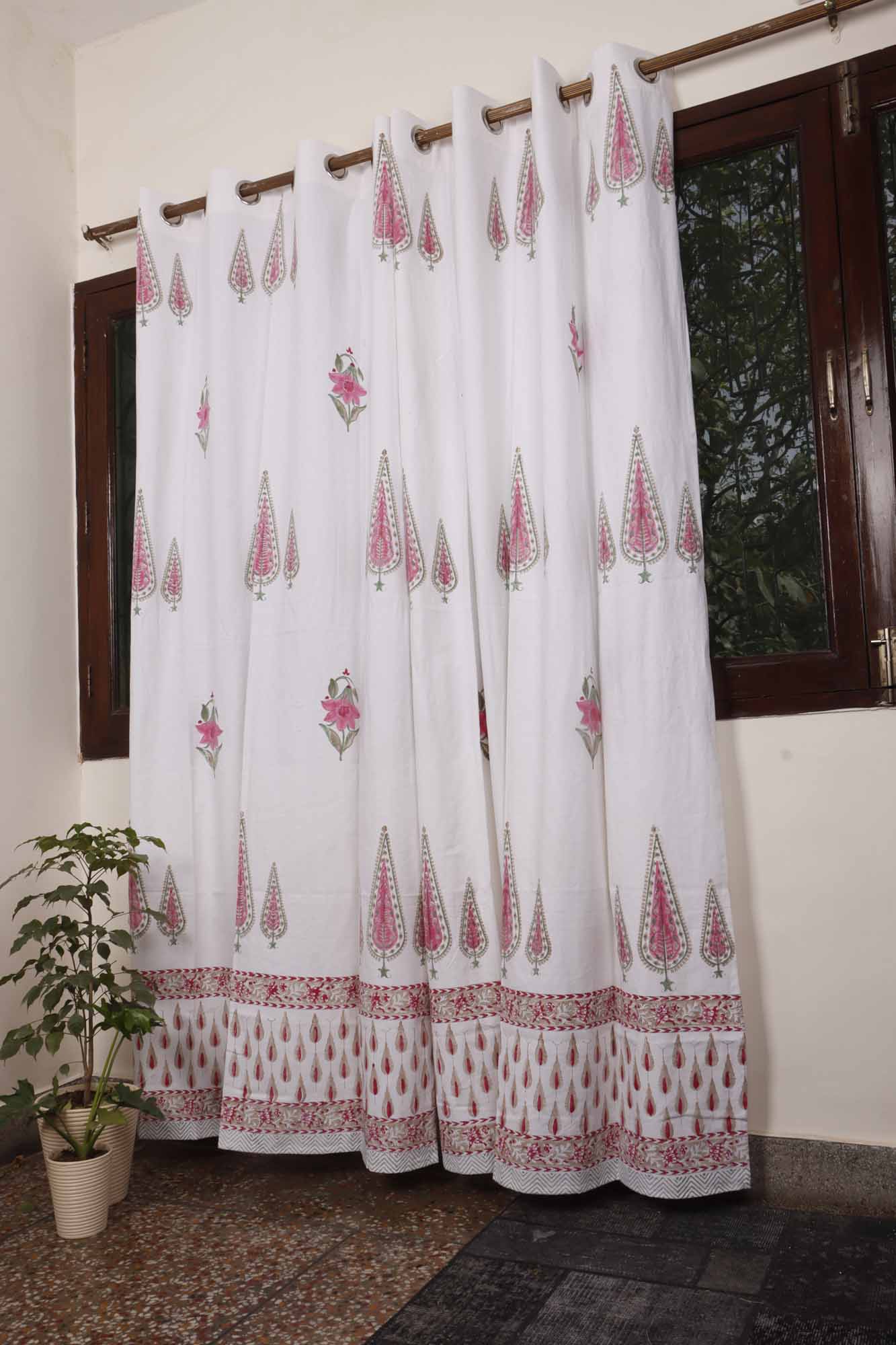 Block Print Curtain - Madhu