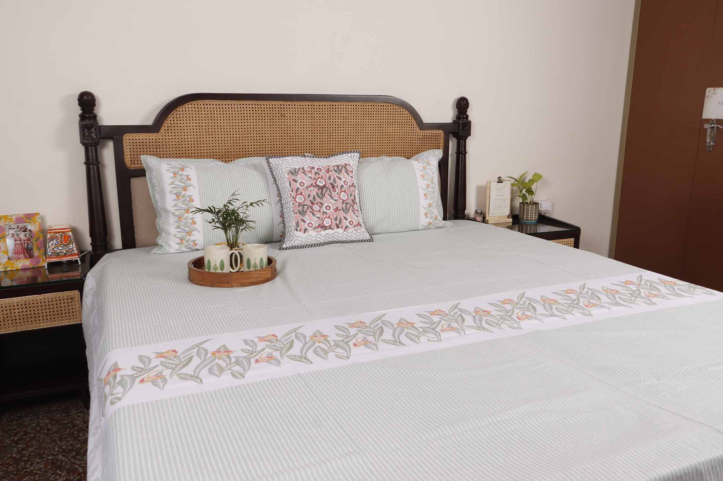 Sadagi Green - Single Bed Bedsheet (60x90 Inches)