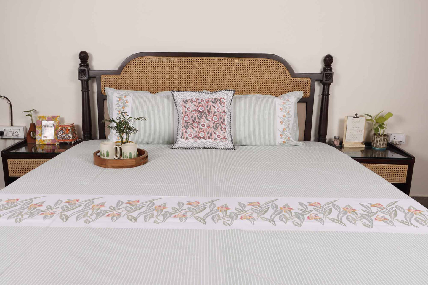 Sadagi Green - Single Bed Bedsheet (60x90 Inches)