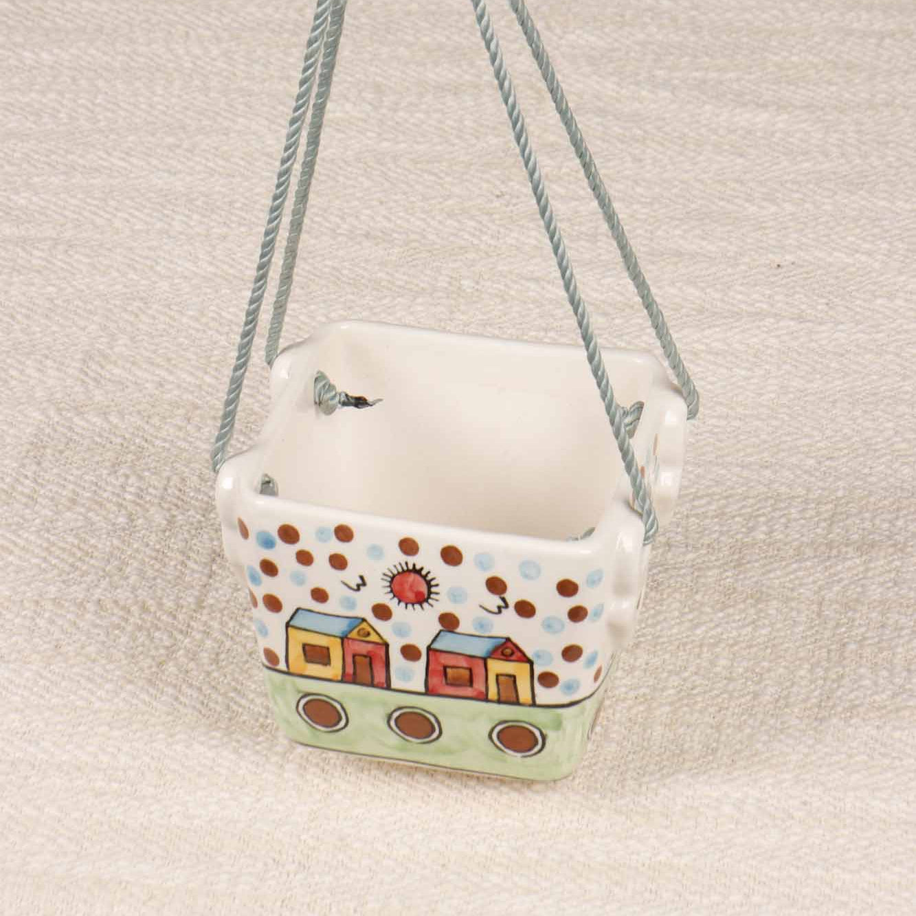 Hanging Planter - Houses
