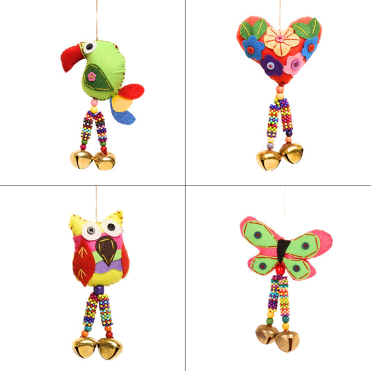 Assorted Felt Chimes - Set of 4