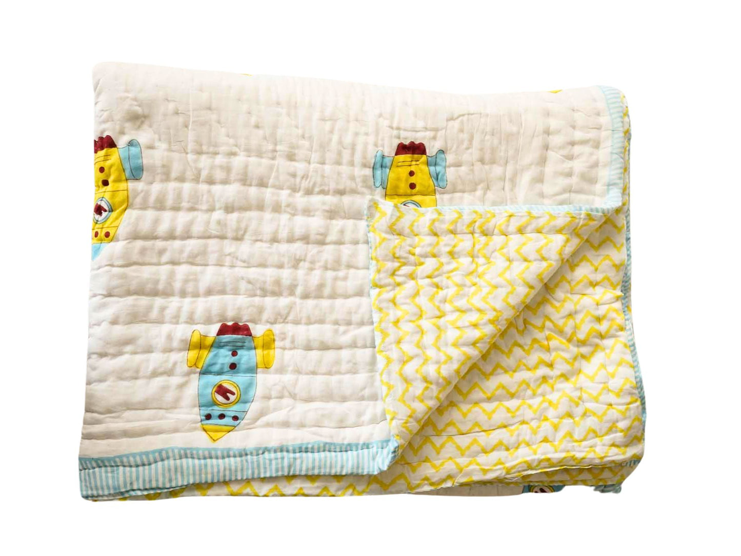 Rocket - Handblock Razai I Comforter