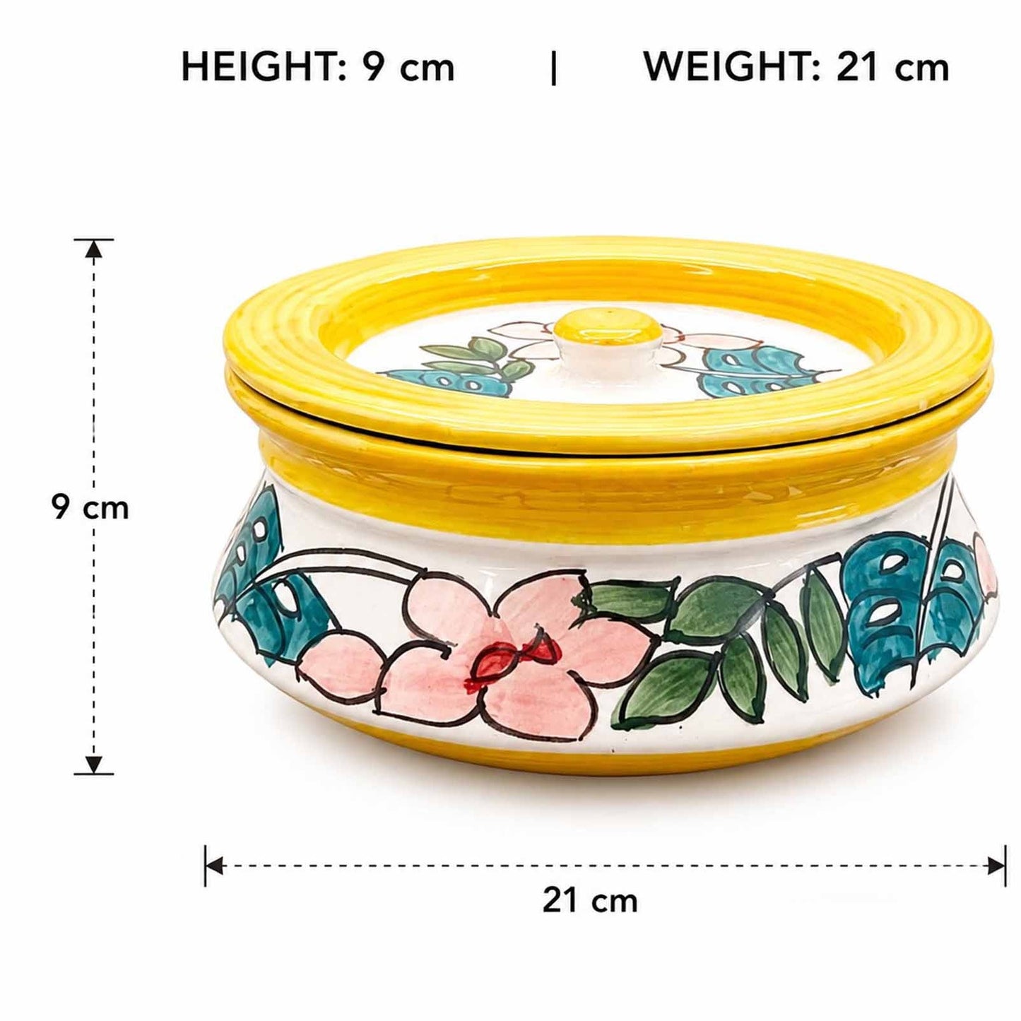 Spring Shades - Serving Bowls with Lid - Set of 3