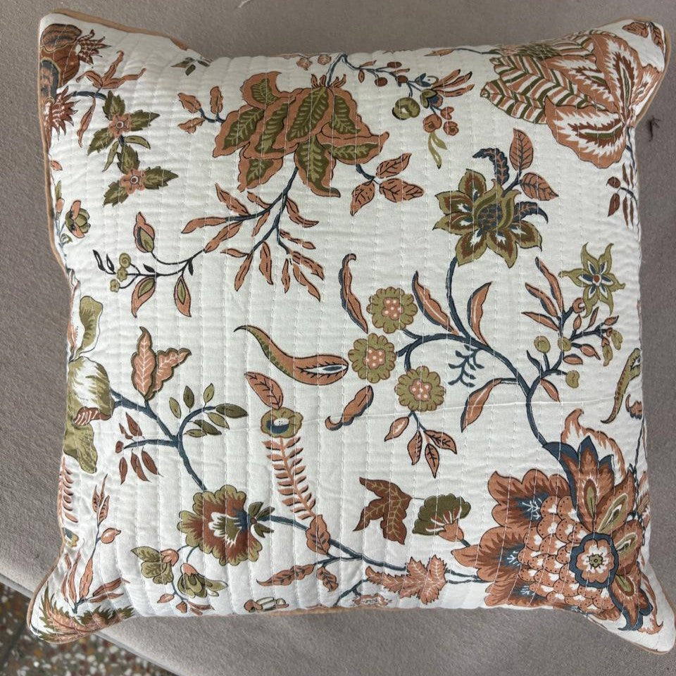 Sunehri - Quilted Cushion Covers