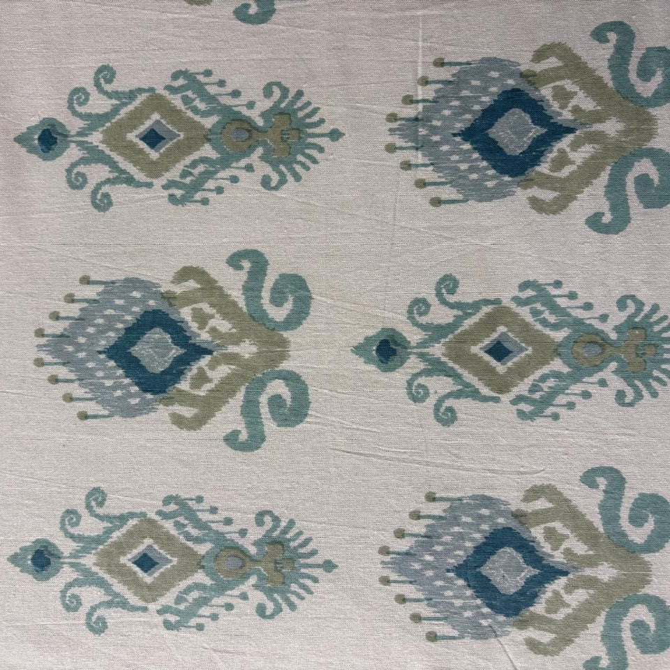 Aashiyana Blue - Flat I Fitted Bedsheet (108x108 Inches)