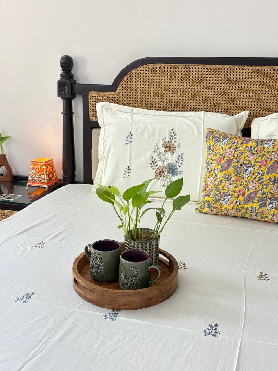 Festive Embroidery Edition - Haridra (108x108 Inches)