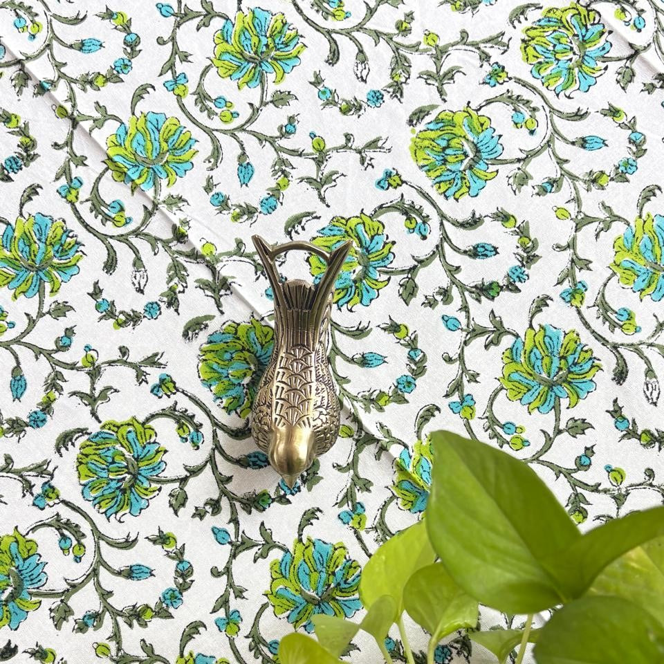 Jashn E Bahaara - Hand Block Printed Center Table Cover