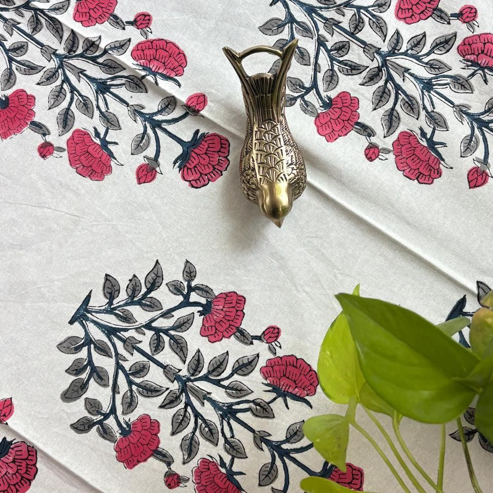 Mallika - Hand Block Printed Center Table Cover