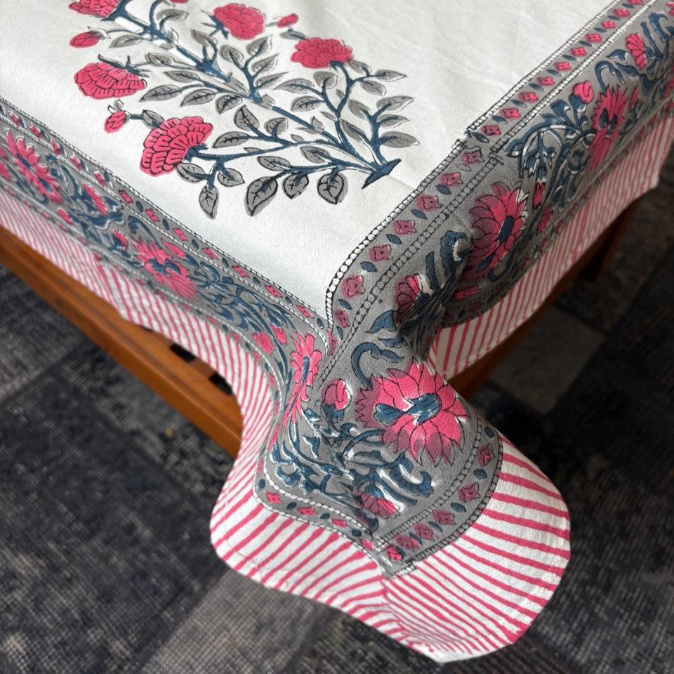 Mallika - Hand Block Printed Center Table Cover