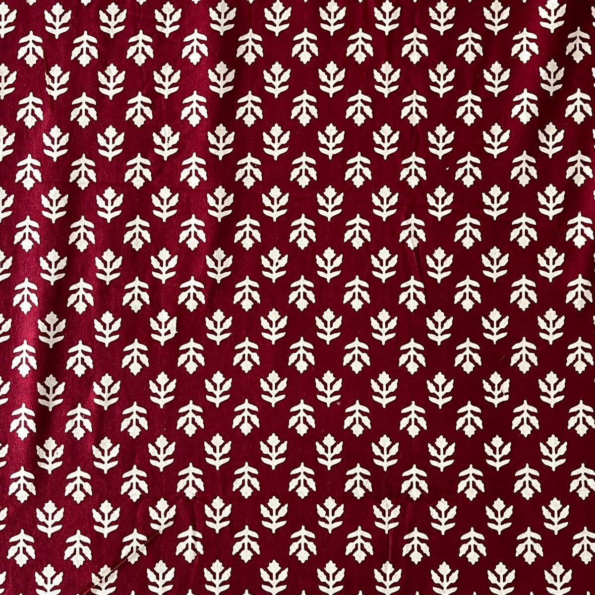 New Maroon Kalamkari- Flat I Fitted Bedsheet (90x108 Inches)