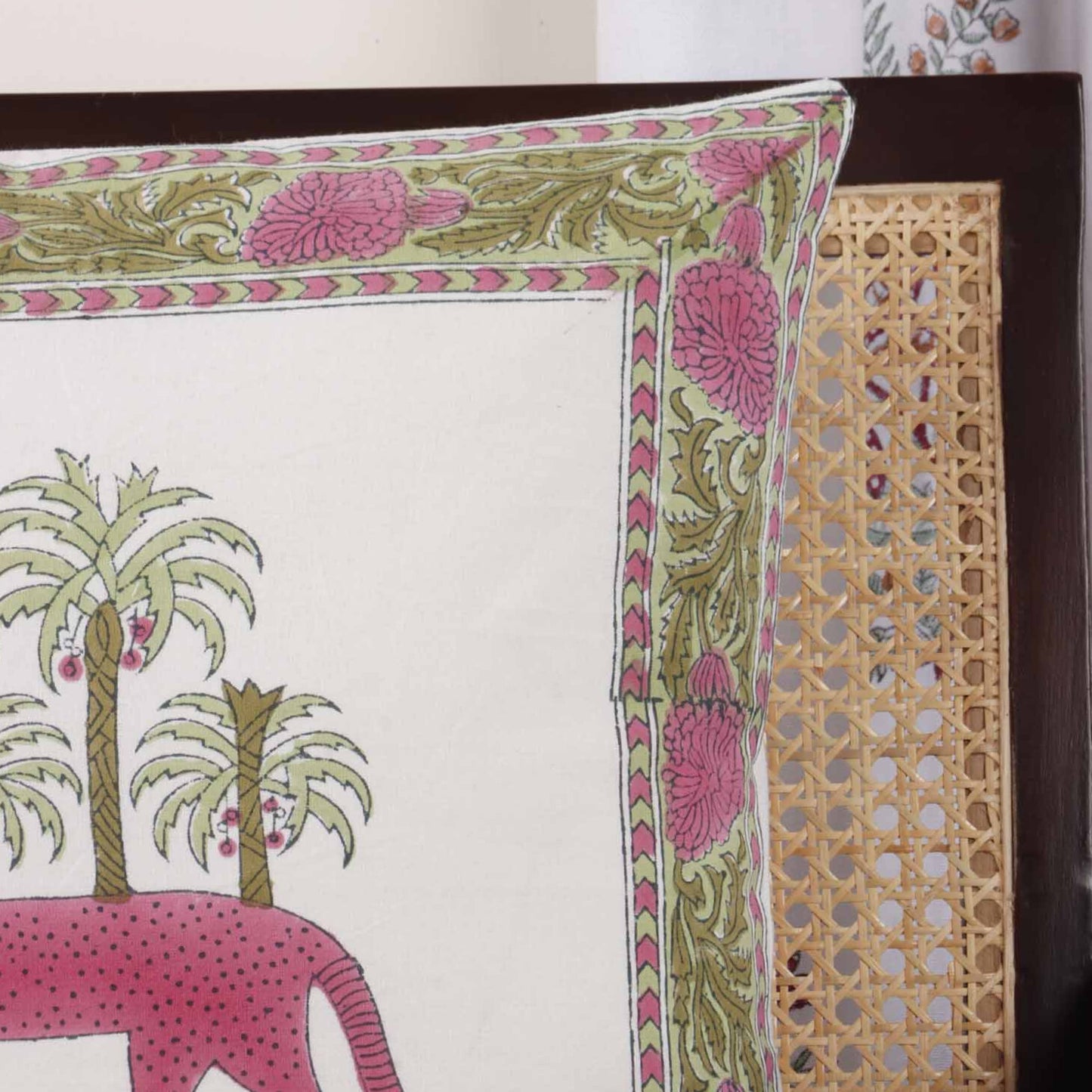 Sherni -  Hand Block Cushion Cover