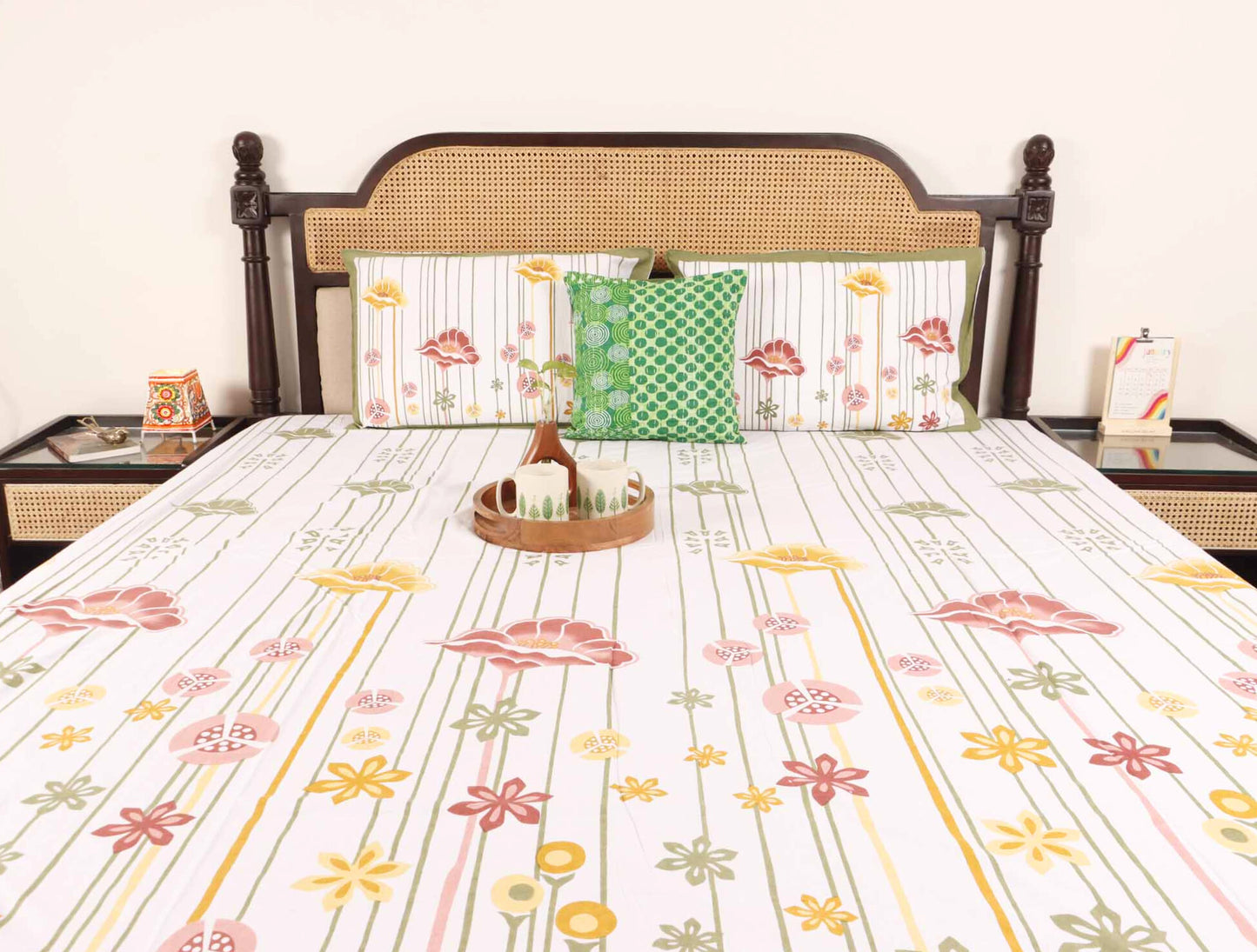 Floral Lines - (120x120 Inches)