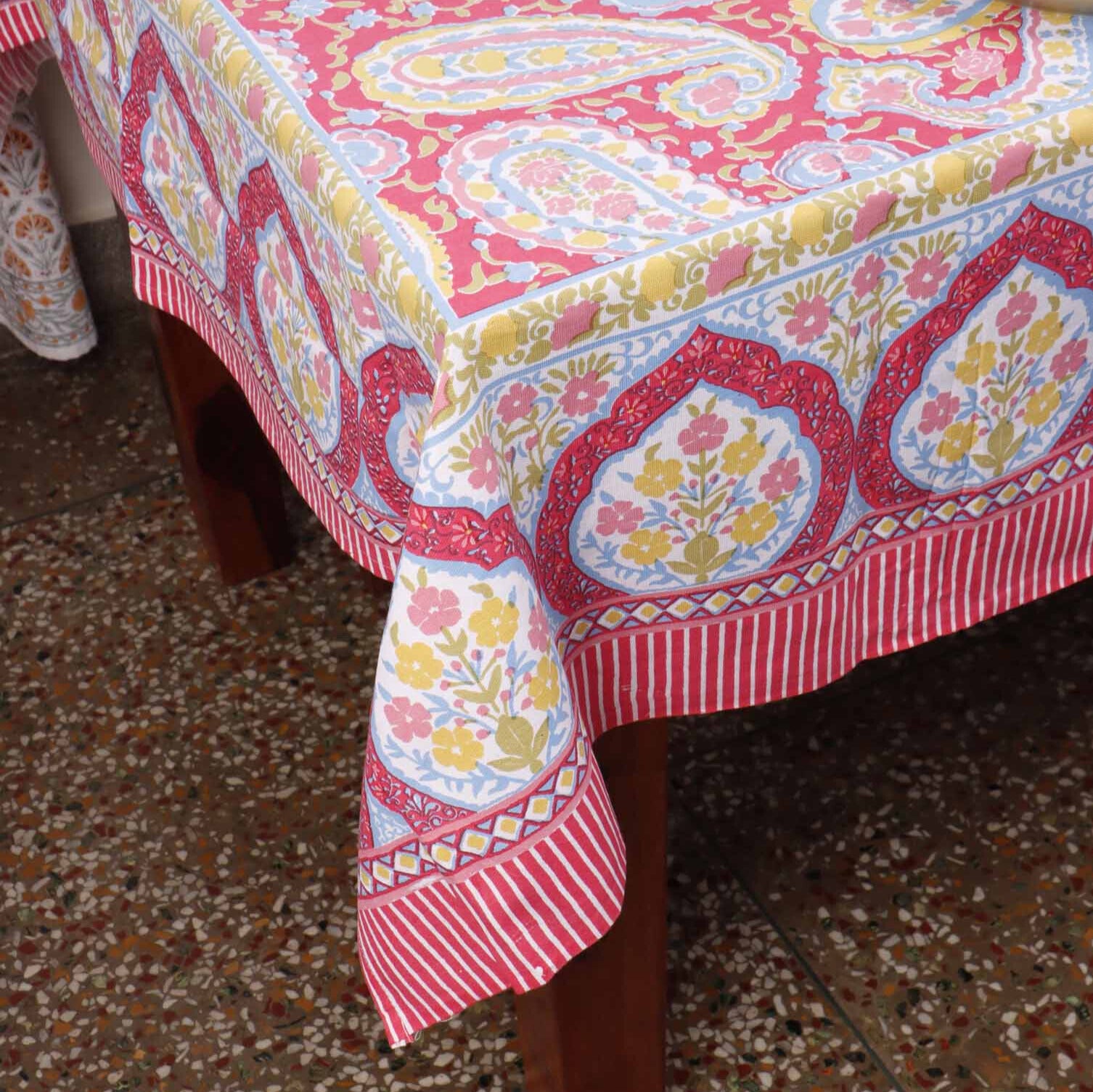 Buy decorative cotton table cover