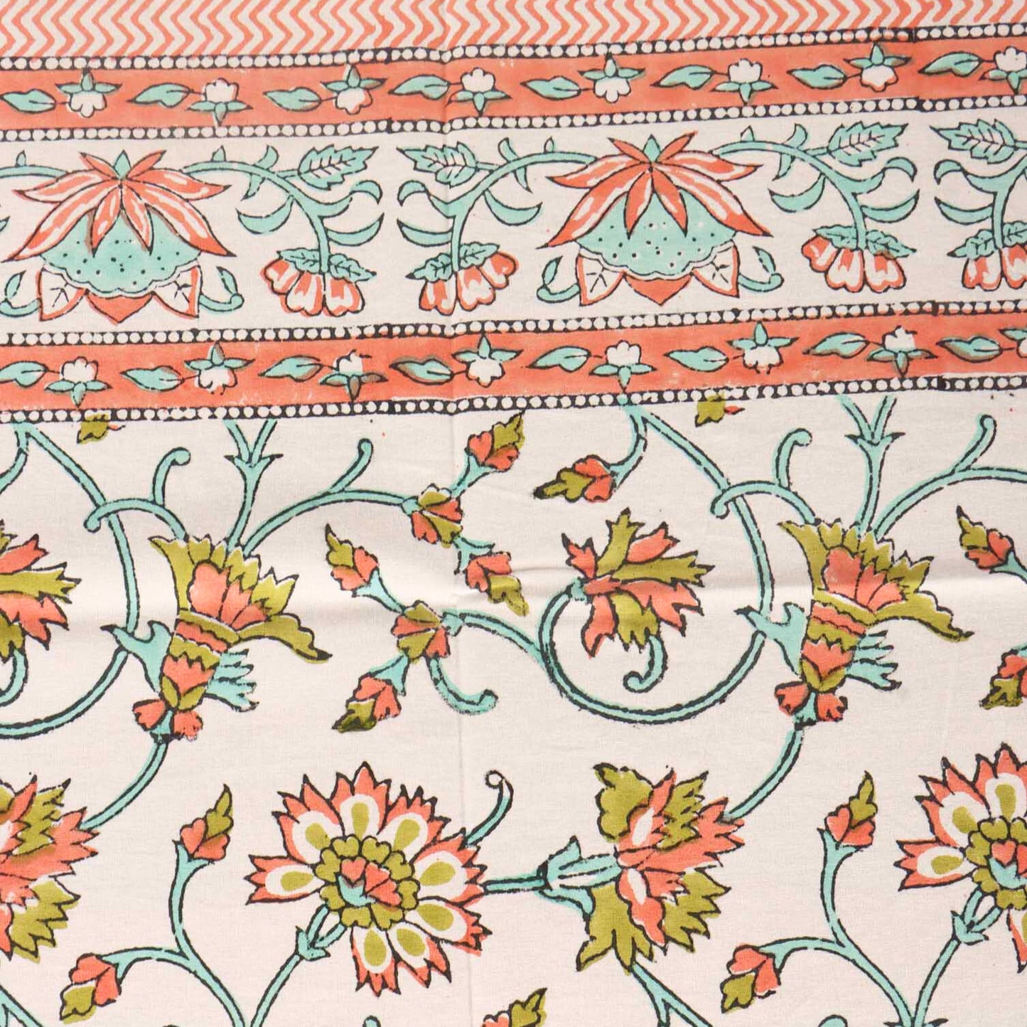 Lavangi  Hand Block Printed Center Table Cover