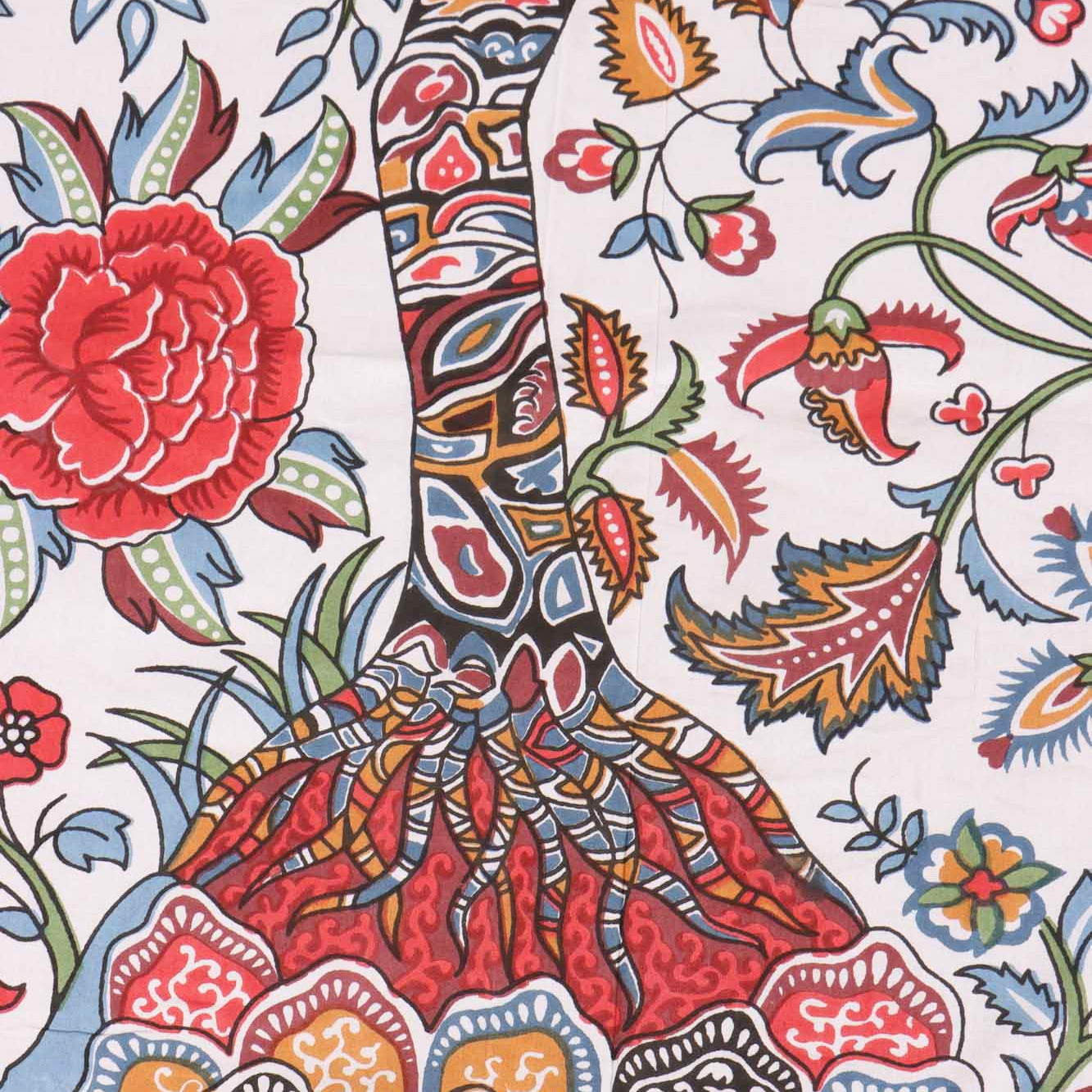 Ashok Vatika - Flat I Fitted Bedsheet (108x108 Inches)