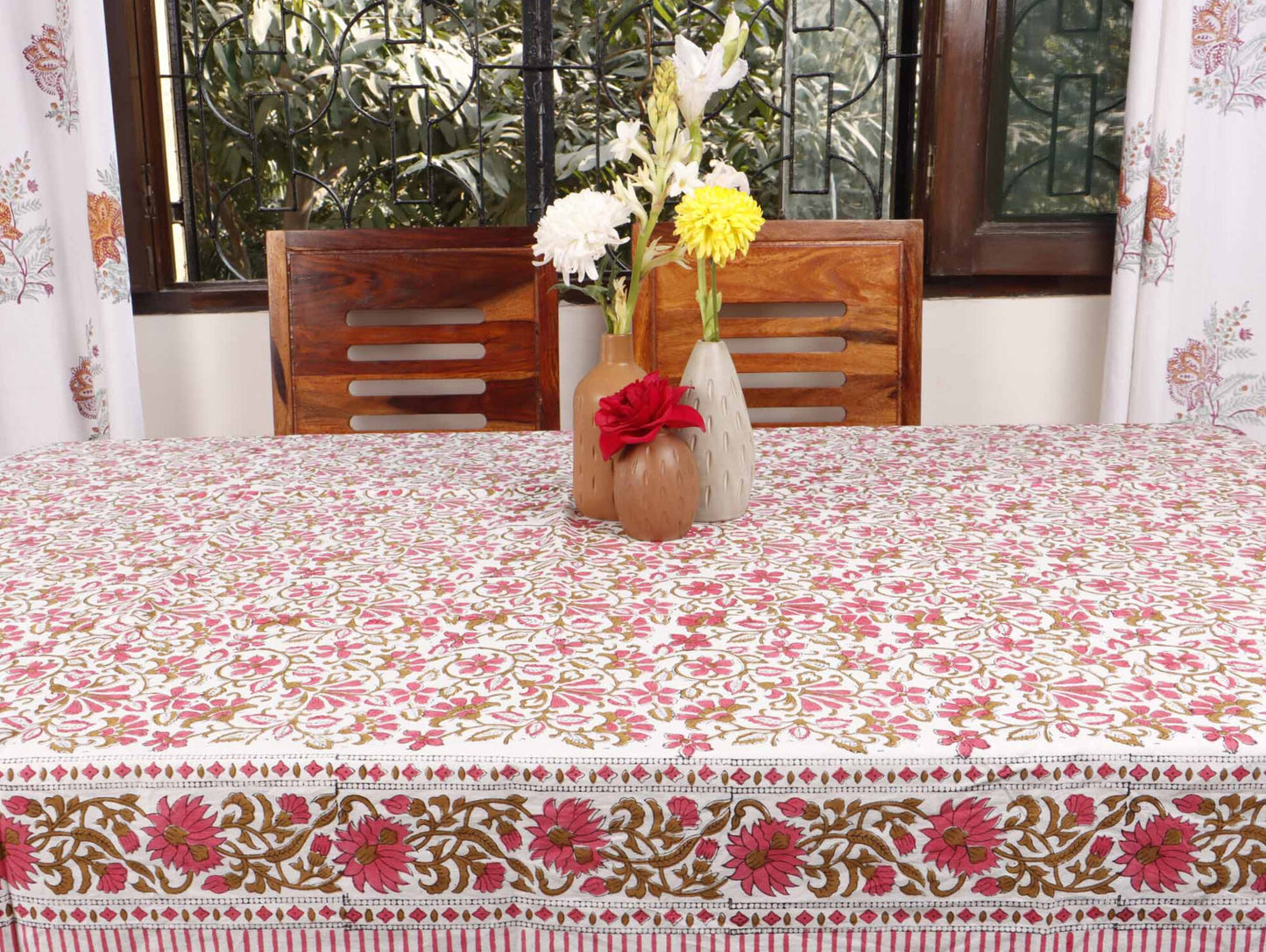 Buy handcrafted cotton table cover