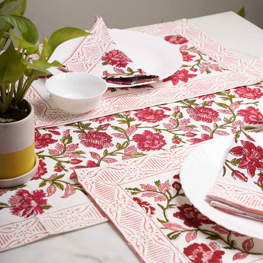 Bahaar - 6 Mats and 6 Napkins set