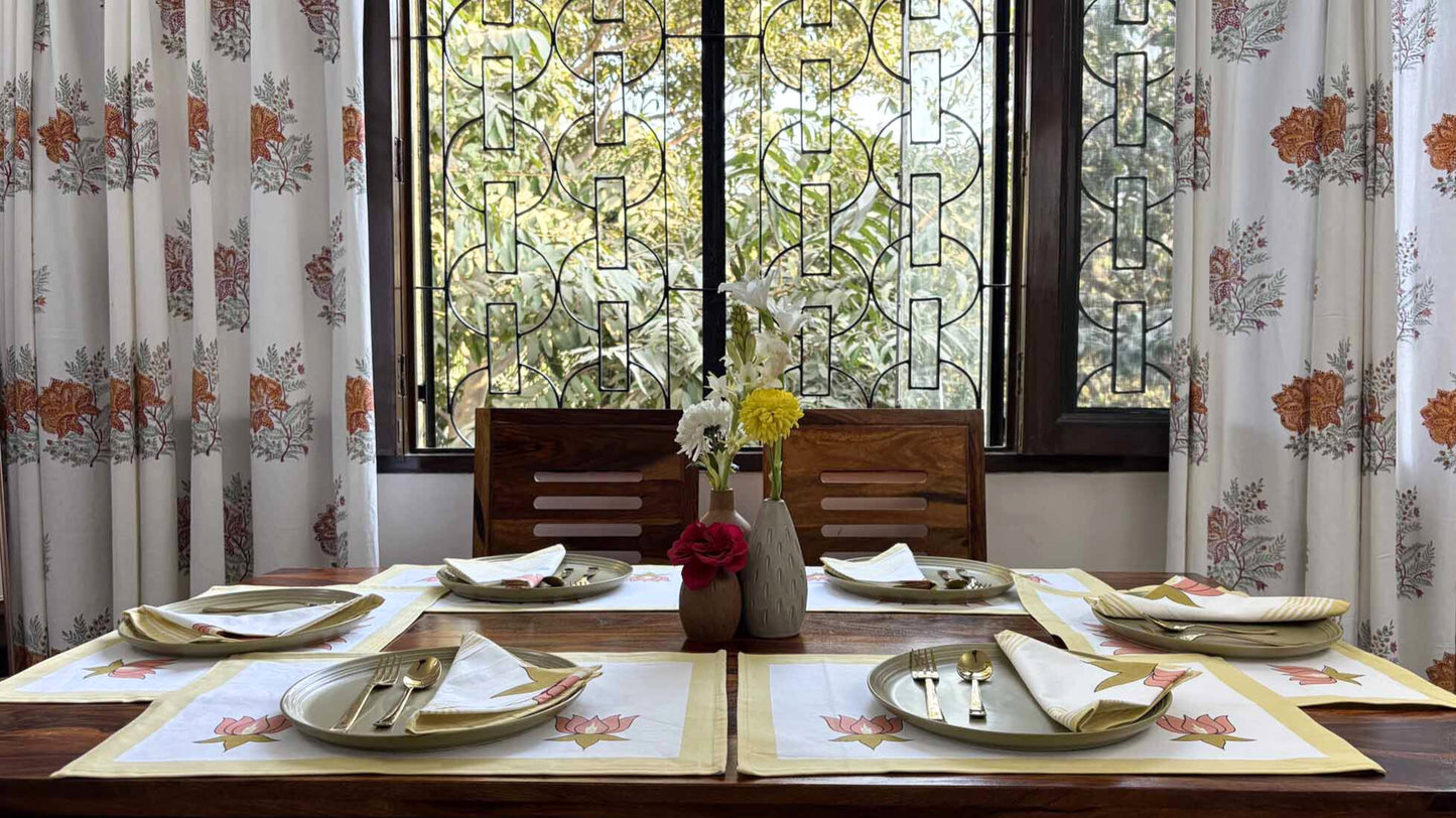 Kamal - Table Runner, Table Mats and Napkins