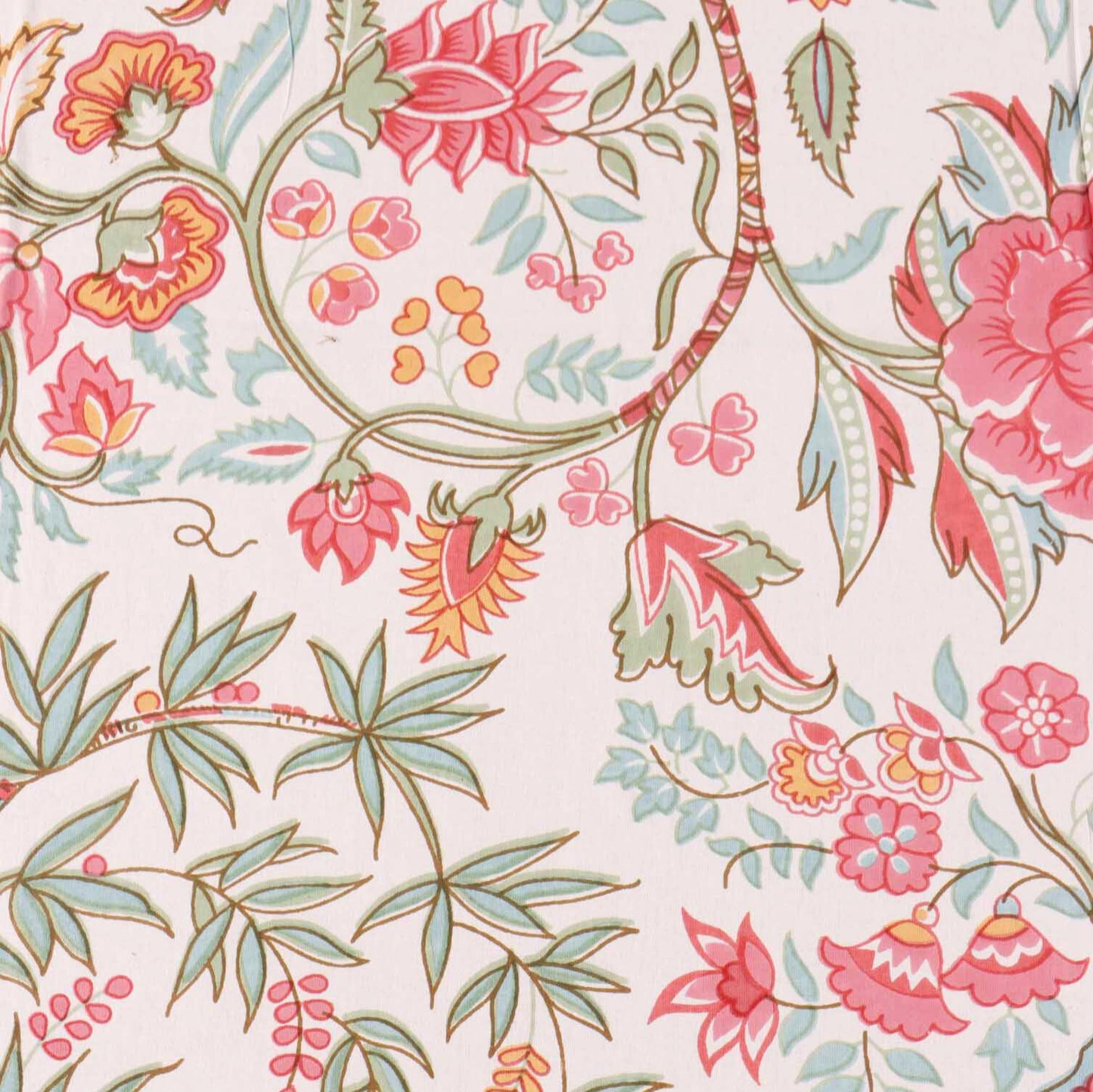 Vatika - Flat I Fitted Bedsheet (90x108 Inches)
