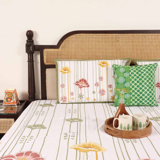 Floral Lines - (120x120 Inches)