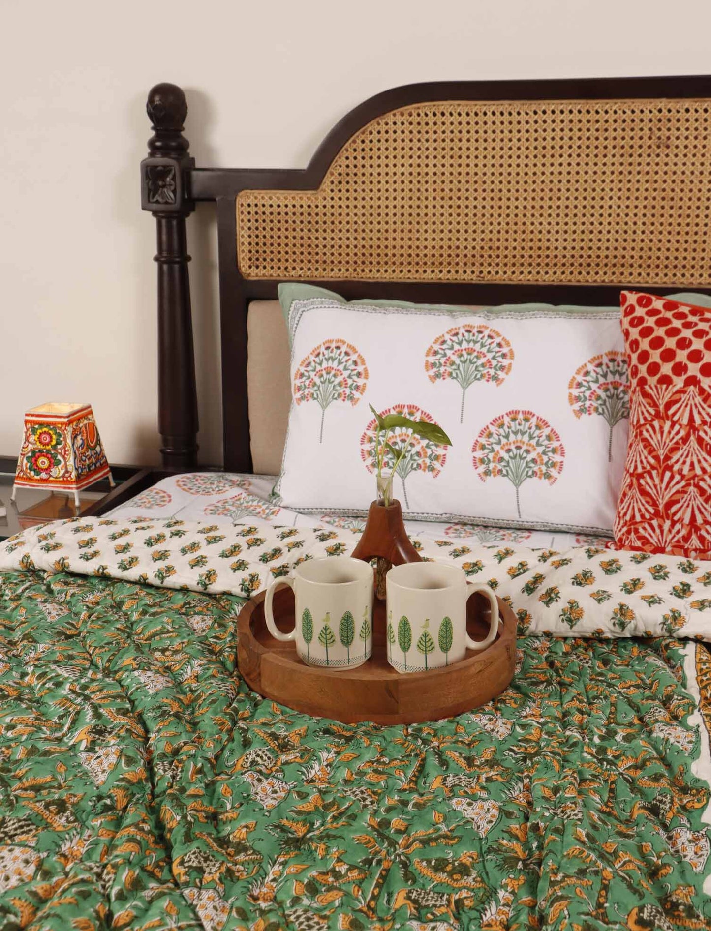 Vantara -  Hand Block Razai